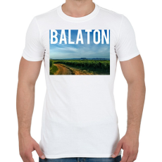 PRINTFASHION Szőlő, Bor, Balaton - Férfi póló - Fehér