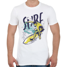 PRINTFASHION Szörf - summer sport surf - Férfi póló - Fehér férfi póló