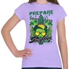 PRINTFASHION Szörfös napok  - Női póló - Viola