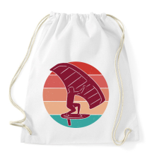 PRINTFASHION Szörfös - Sportzsák, Tornazsák - Fehér tornazsák