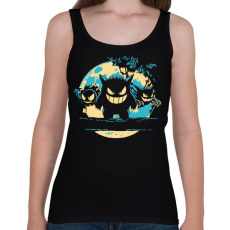 PRINTFASHION Szörnyecskék sötét alaphoz - Női atléta - Fekete