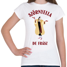 PRINTFASHION SZORNYELLA - Női póló - Fehér