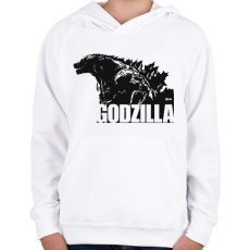 PRINTFASHION Szörnyeteg - Gyerek kapucnis pulóver - Fehér