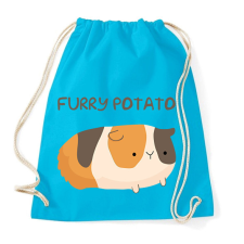 PRINTFASHION Szőrös krumpli - Sportzsák, Tornazsák - Surf blue tornazsák
