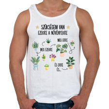 PRINTFASHION Szükségem van ezekre - Férfi atléta - Fehér atléta, trikó