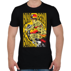 PRINTFASHION Született csajszi - Férfi póló - Fekete