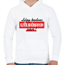 PRINTFASHION Szülihónapom van  - Férfi kapucnis pulóver - Fehér férfi pulóver, kardigán