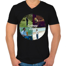 PRINTFASHION Szülinap 2020 - Férfi V-nyakú póló - Fekete férfi póló