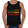 PRINTFASHION Szülinap made in Hungary 1964 - Férfi atléta - Fekete