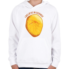 PRINTFASHION Szúnyog gyantában - Gyerek kapucnis pulóver - Fehér gyerek pulóver, kardigán