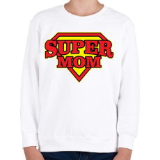 PRINTFASHION Szuper Anya - Gyerek pulóver - Fehér