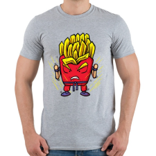 PRINTFASHION Szuper krumpli - Férfi póló - Sport szürke férfi póló