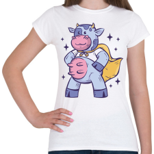 PRINTFASHION Szuper tehén - Női póló - Fehér női póló