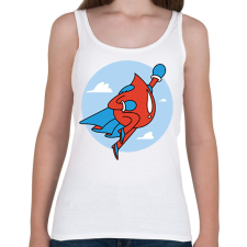 PRINTFASHION Szuper véradó - Női atléta - Fehér női trikó
