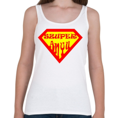 PRINTFASHION Szuperanyu - Női atléta - Fehér