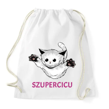 PRINTFASHION SZUPERCICU - Sportzsák, Tornazsák - Fehér tornazsák