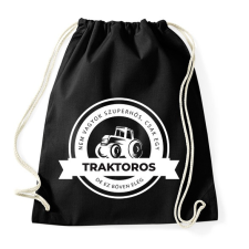 PRINTFASHION Szuperhős Traktoros - Sportzsák, Tornazsák - Fekete tornazsák
