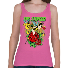 PRINTFASHION Szúrás - Női atléta - Rózsaszín