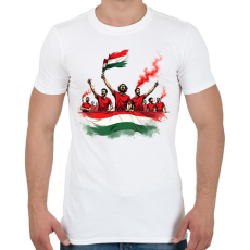 PRINTFASHION Szurkolók - Férfi póló - Fehér
