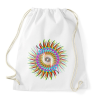 PRINTFASHION szúrós mandala - Sportzsák, Tornazsák - Fehér