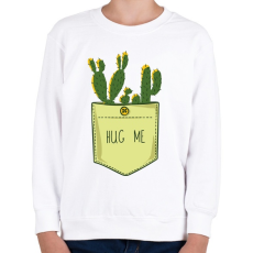 PRINTFASHION Szúrós ölelés - Gyerek pulóver - Fehér