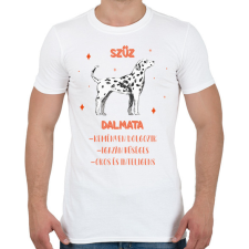 PRINTFASHION Szűz - Dalmata - Férfi póló - Fehér férfi póló