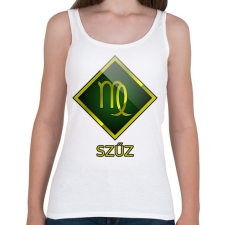 PRINTFASHION Szűz - Női atléta - Fehér női trikó