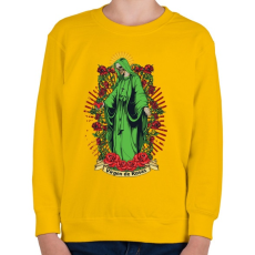 PRINTFASHION Szűzek rózsája - Gyerek pulóver - Sárga