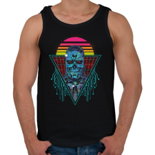 PRINTFASHION T-800 - Férfi atléta - Fekete atléta, trikó