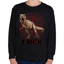 PRINTFASHION T-REX - Gyerek pulóver - Fekete gyerek pulóver, kardigán