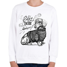 PRINTFASHION tacsi1 - Gyerek pulóver - Fehér