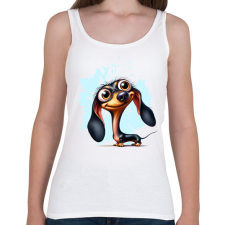 PRINTFASHION Tacsi - Női atléta - Fehér női trikó