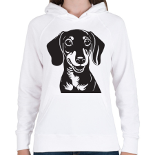 PRINTFASHION tacsi - Női kapucnis pulóver - Fehér női pulóver, kardigán