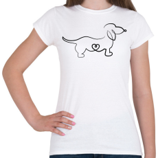 PRINTFASHION Tacsi - Női póló - Fehér