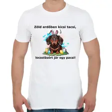 PRINTFASHION tacsi vers - Férfi póló - Fehér férfi póló