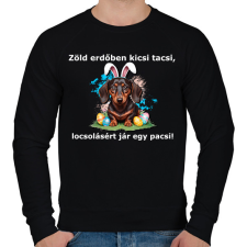 PRINTFASHION tacsi vers - Férfi pulóver - Fekete férfi pulóver, kardigán