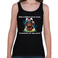 PRINTFASHION tacsi vers - Női atléta - Fekete női trikó