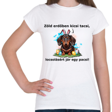 PRINTFASHION tacsi vers - Női póló - Fehér