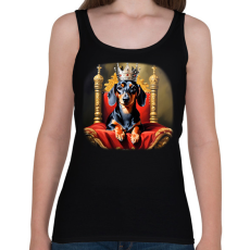 PRINTFASHION TACSIKIRÁLY - Női atléta - Fekete