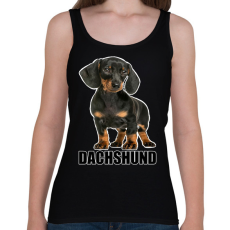 PRINTFASHION tacskó  - Női atléta - Fekete