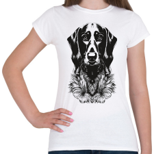 PRINTFASHION tacskó - Női póló - Fehér női póló