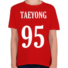 PRINTFASHION Taeyong 95 - Gyerek póló - Piros gyerek póló