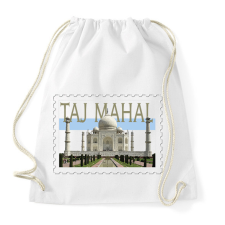 PRINTFASHION Taj Mahal - Sportzsák, Tornazsák - Fehér tornazsák