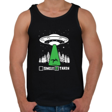 PRINTFASHION Taken By Ufo - Férfi atléta - Fekete atléta, trikó