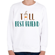 PRINTFASHION Tall best friend - Gyerek pulóver - Fehér