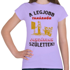 PRINTFASHION Tanárnő szülinapja január - Női póló - Viola