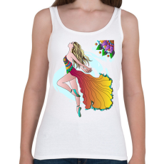 PRINTFASHION Táncosnő - Női atléta - Fehér