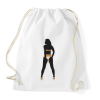 PRINTFASHION Táncosnő - Sportzsák, Tornazsák - Fehér