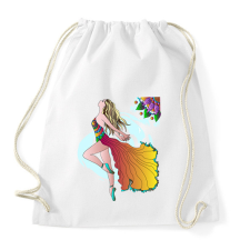 PRINTFASHION Táncosnő - Sportzsák, Tornazsák - Fehér tornazsák