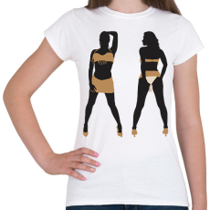 PRINTFASHION Táncosnők - Női póló - Fehér